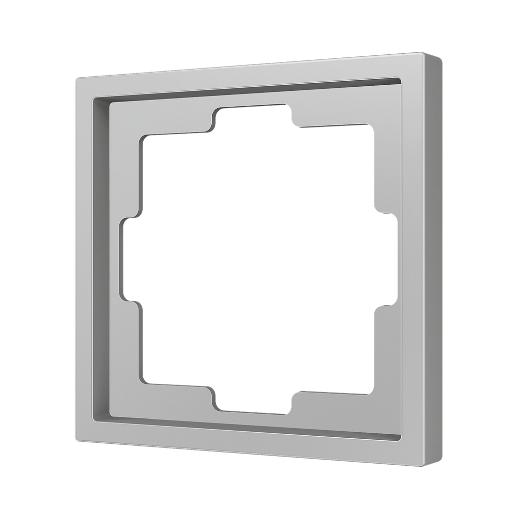 Zennio ZS70 - Afdekraam 1M (Zilver)