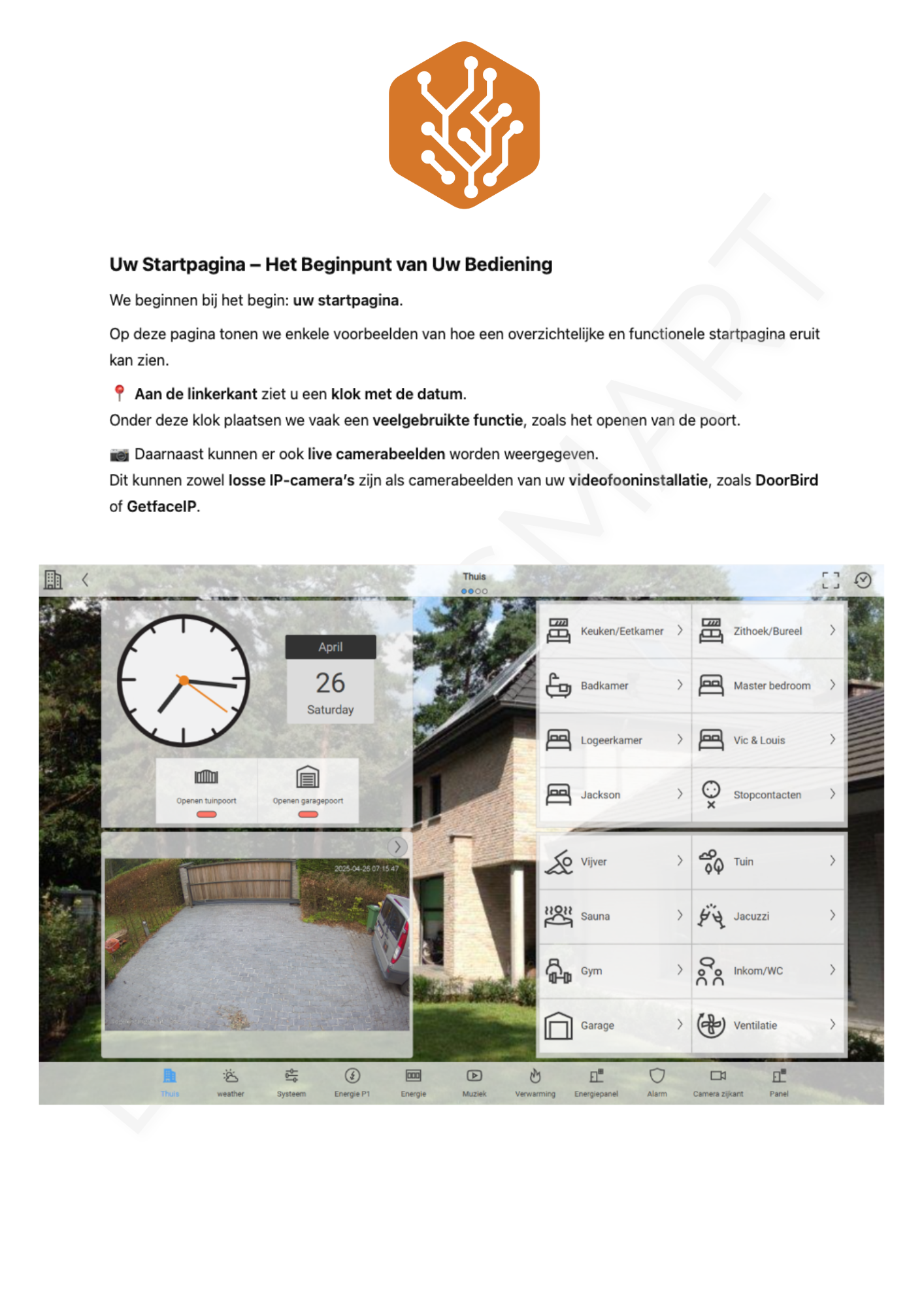Begin met ComfortClick — stap 1