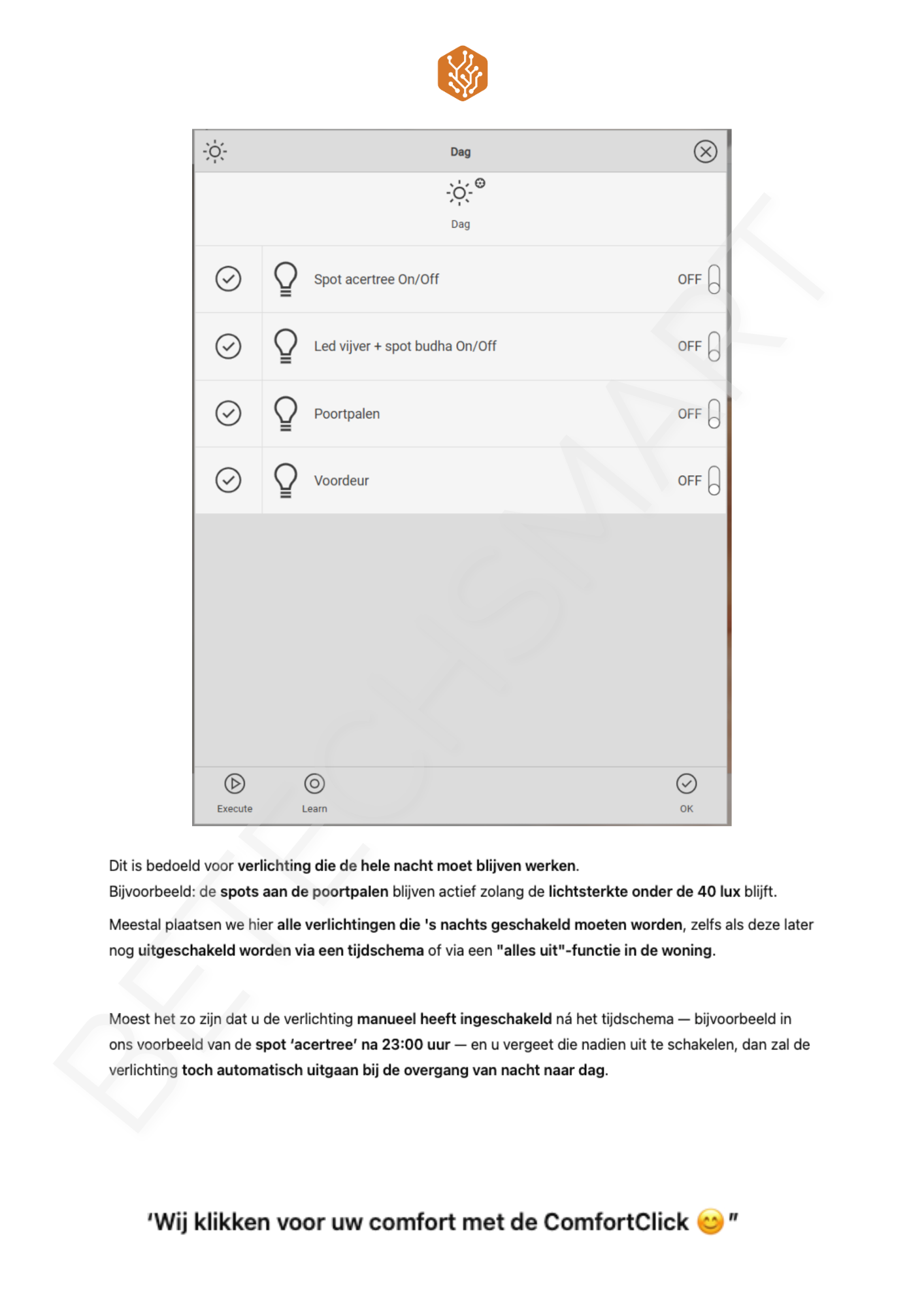 Buitenverlichting — stap 3