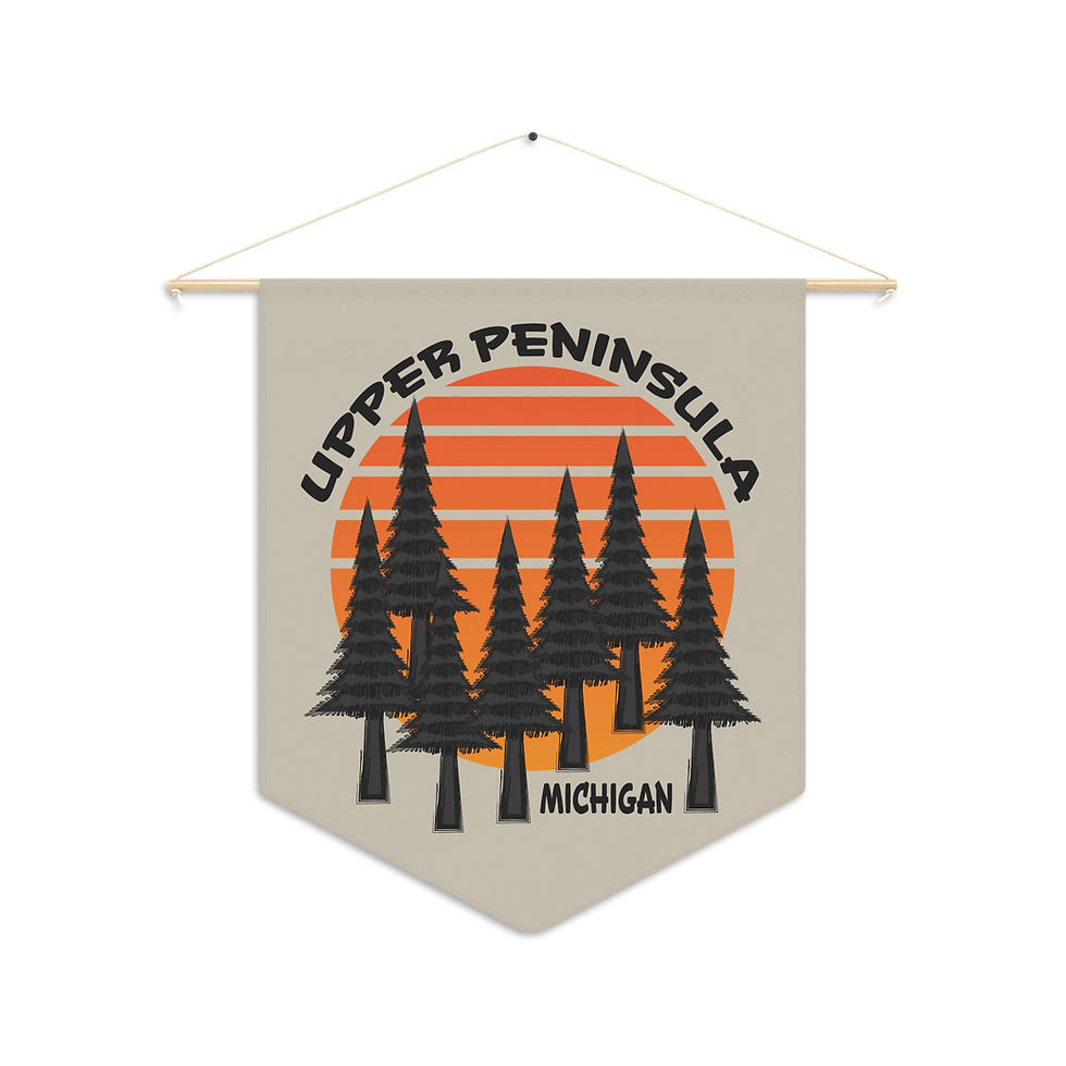 Thumbnail: Upper Peninsula Michigan Forest Wall Pennant