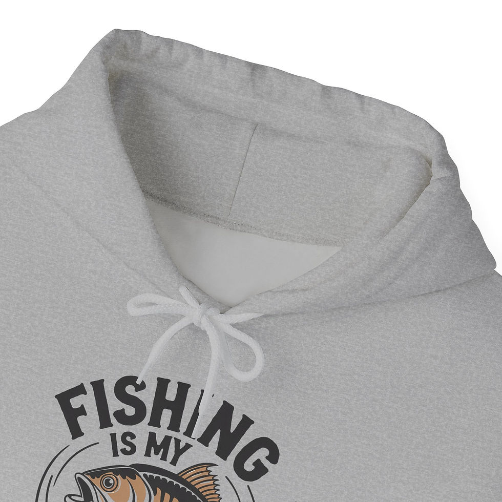 Thumbnail: Fishing is my Therapy Unisex Heavy Blend™ Hooded Sweatshirt