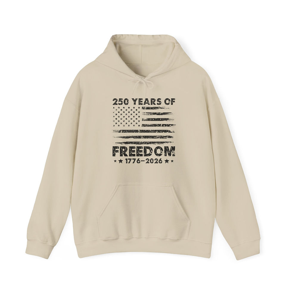 Thumbnail: 250 Years Of Freedom Unisex Heavy Blend™ Hooded Sweatshirt