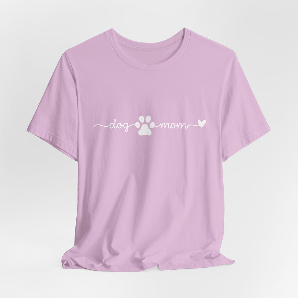 Thumbnail: Dog Mom Jersey Short Sleeve Tee
