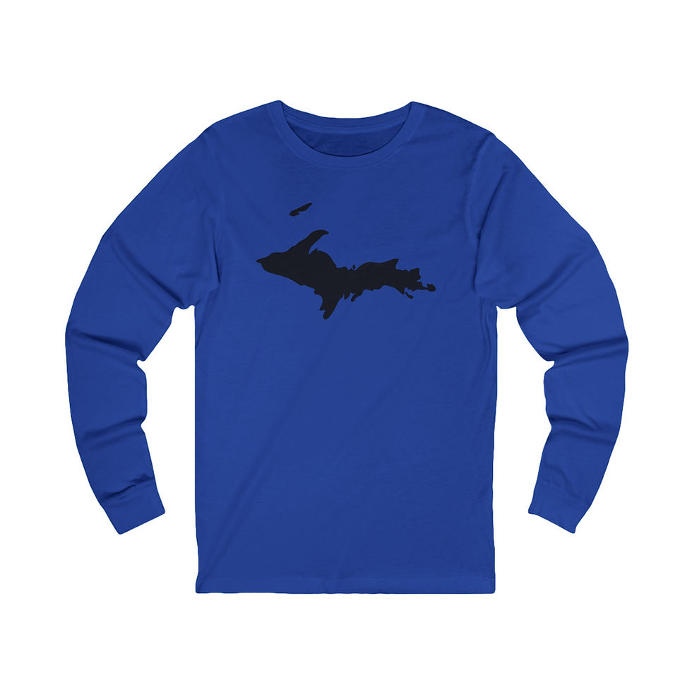 Thumbnail: UP Map Unisex Jersey Long Sleeve Tee