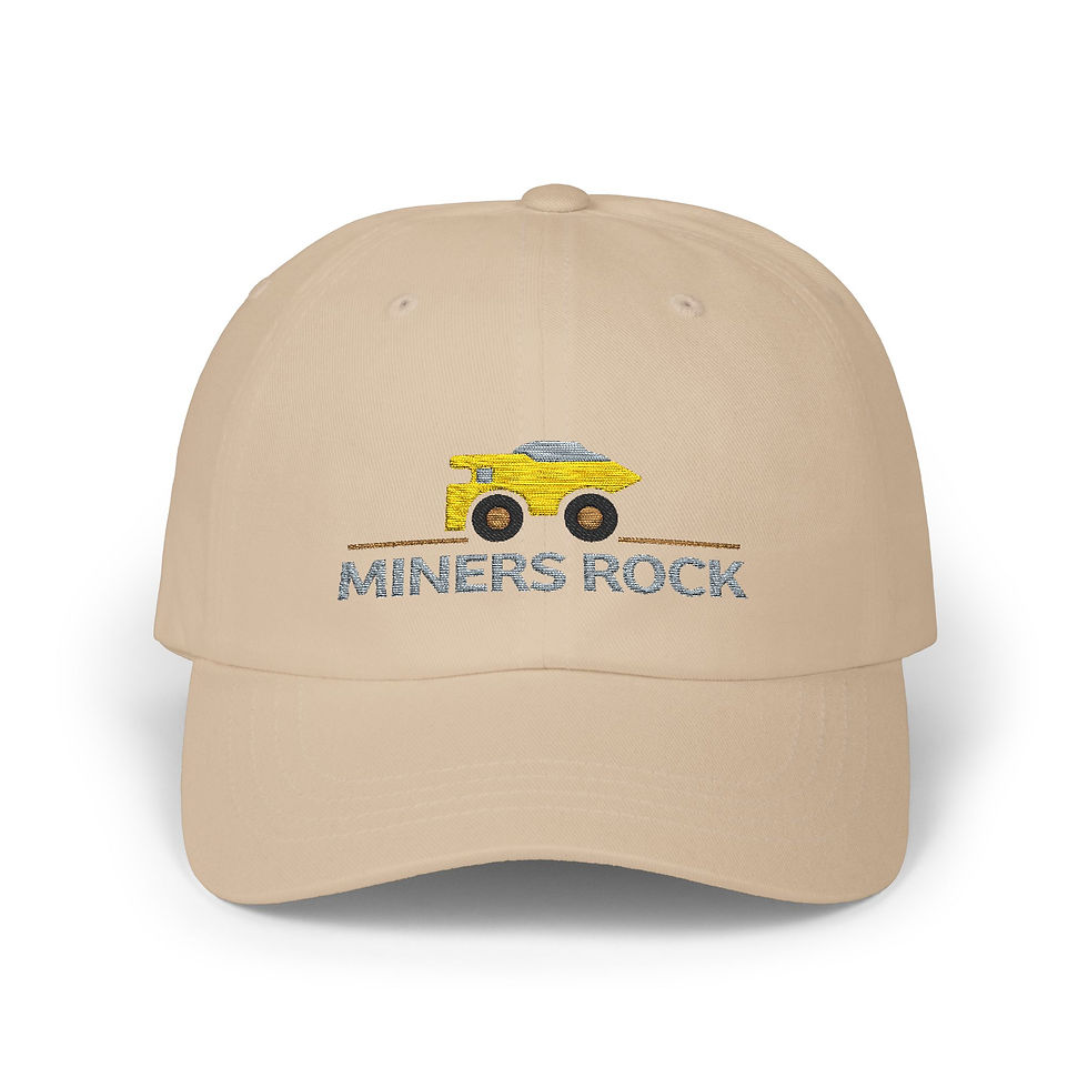 Thumbnail: Miners Rock Embroidered Low Profile Classic Cotton Hat