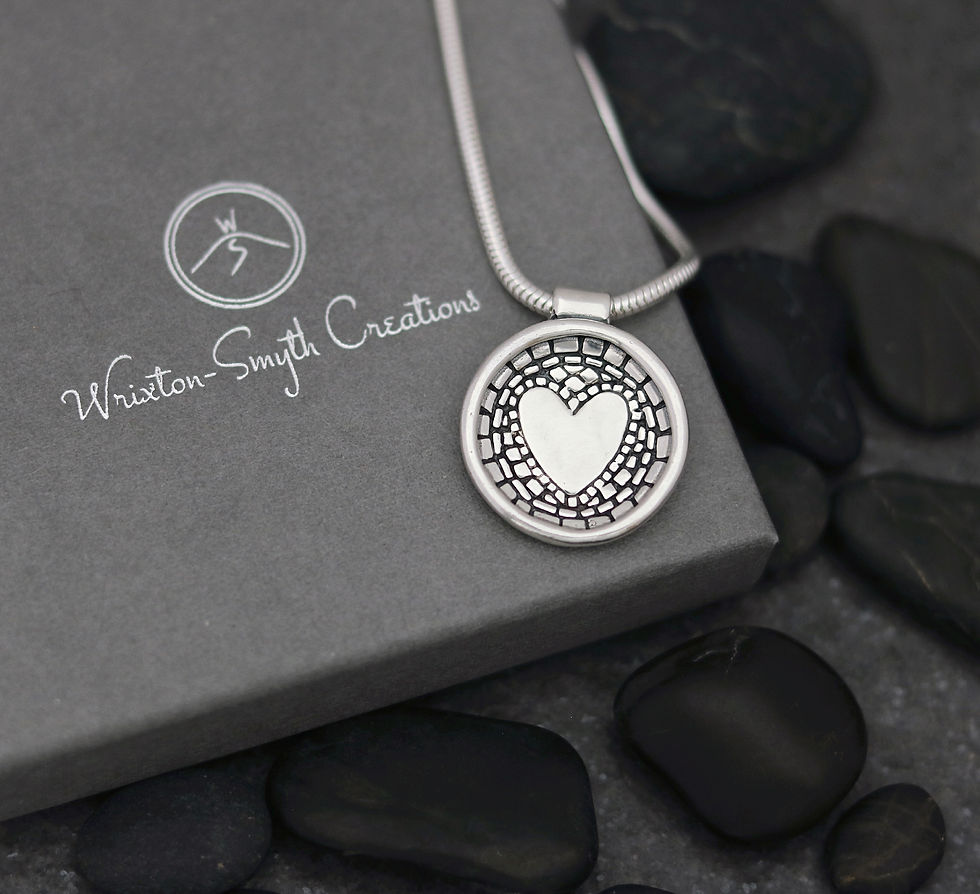 Thumbnail: Mosaic Heart Necklace