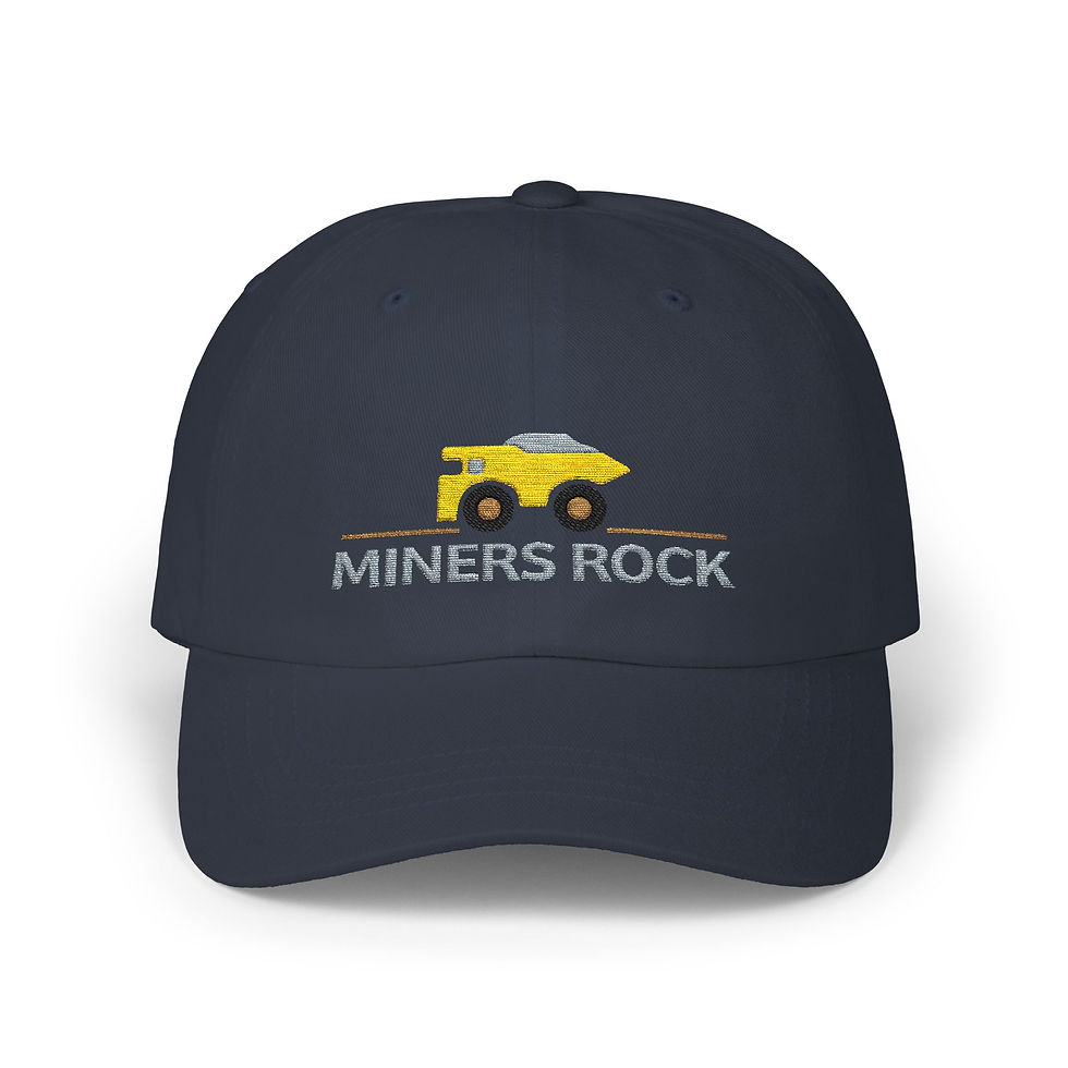 Thumbnail: Miners Rock Embroidered Low Profile Classic Cotton Hat