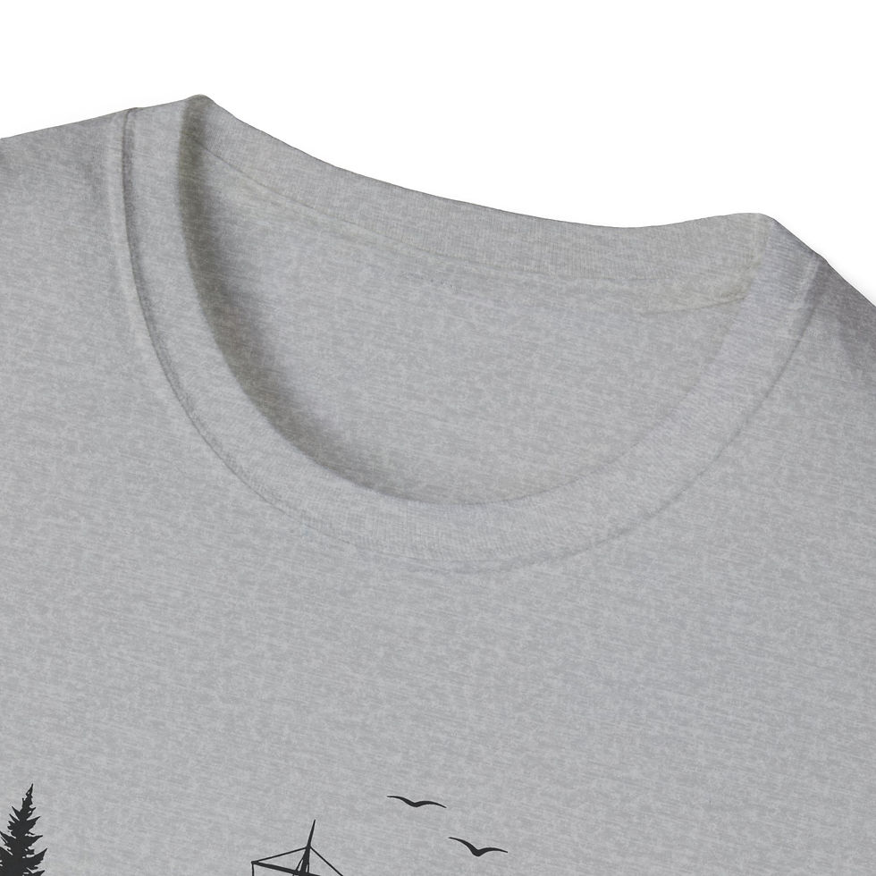 Thumbnail: Lake Vessel & Pines Unisex Softstyle Tee Shirt