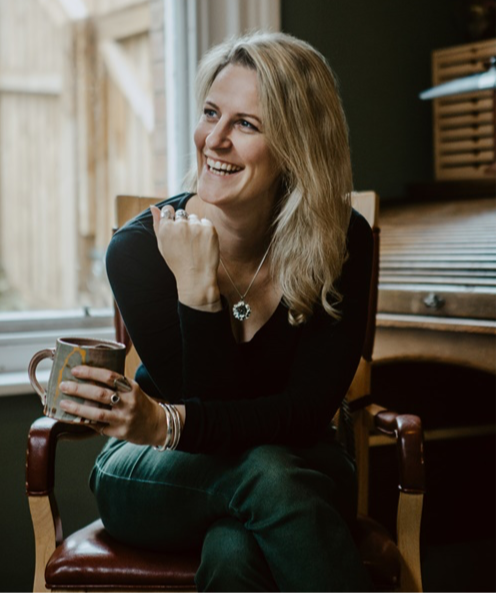 Claire in her workshop
