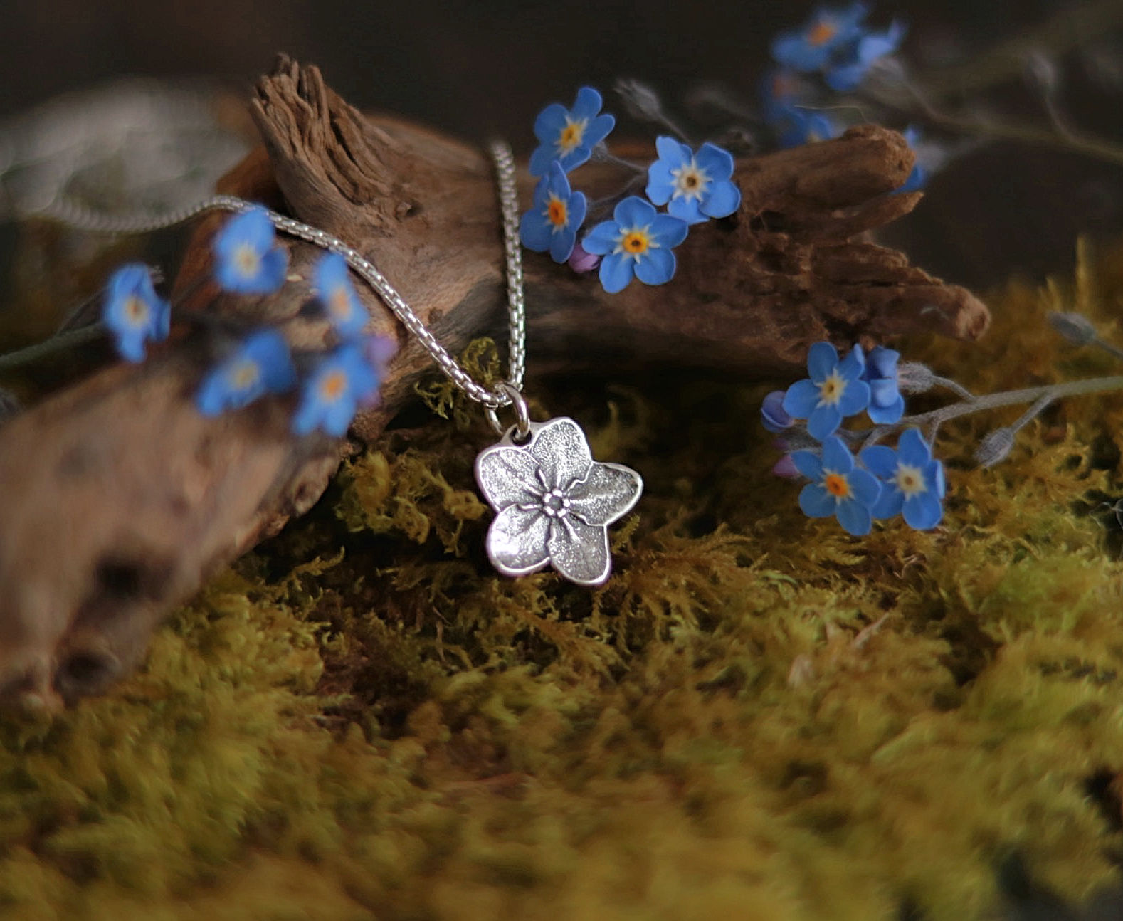 Forget-Me-Not Necklace