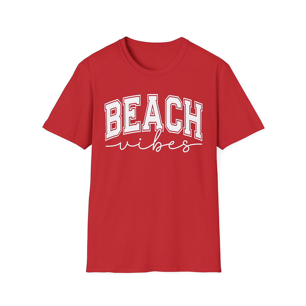 Thumbnail: Beach Vibes Unisex Softstyle Tee Shirt
