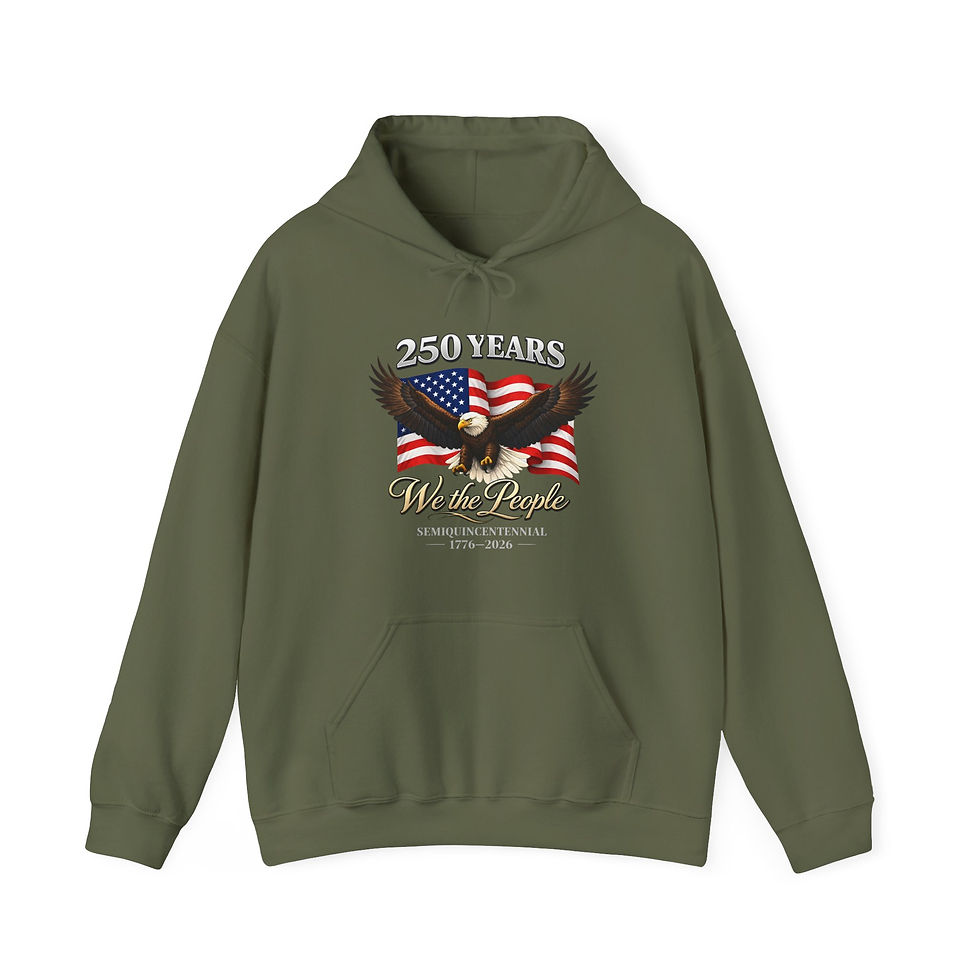 Thumbnail: 250 Years We The People Unisex Heavy Blend™ Hooded Sweatshirt