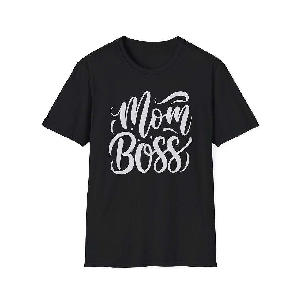 Thumbnail: Mom Boss Unisex Softstyle Tee Shirt