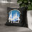 Thumbnail: Upper Peninsula Michigan Black Faux Suede Pillow (Case Only)