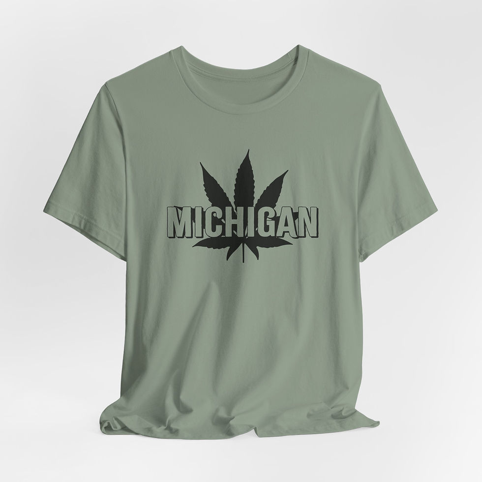 Thumbnail: Michigan Pot Unisex Jersey Short Sleeve Tee