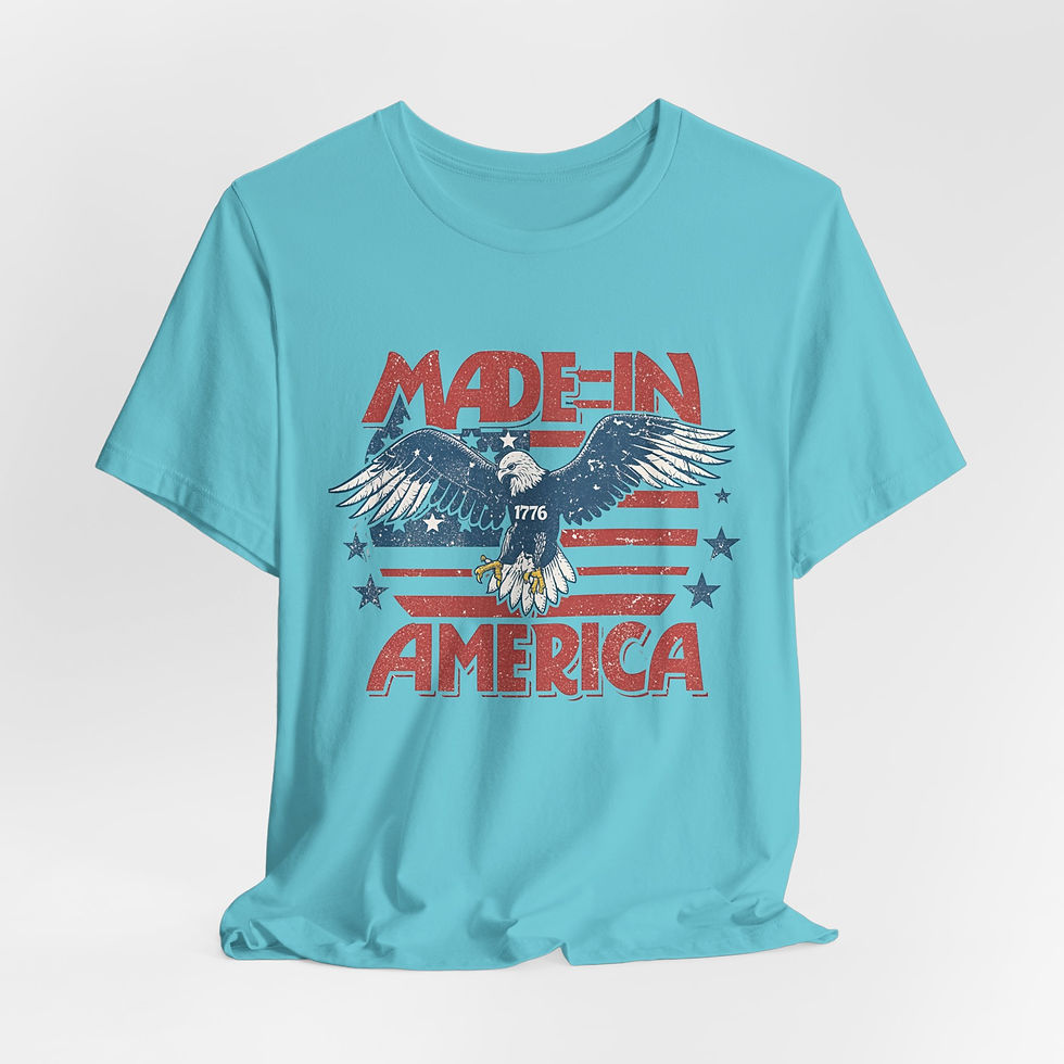 Thumbnail: Made in America Unisex Jersey Short Sleeve Tee
