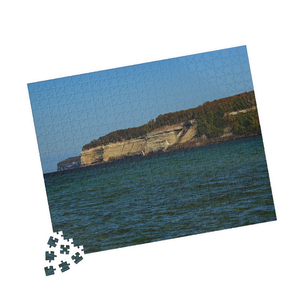 Pictured Rocks Michigan Lake Superior Jigsaw Puzzle (2 sizes)