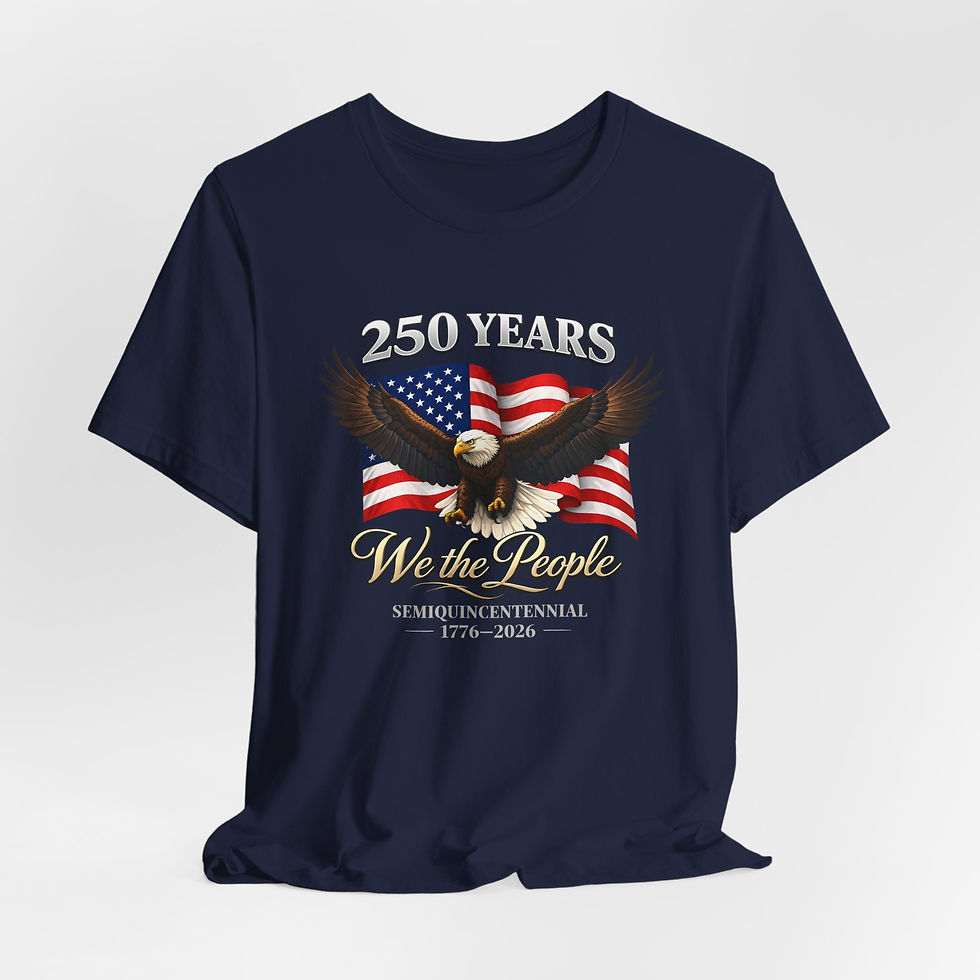 Thumbnail: 250 Years We The People Jersey Short Sleeve Tee