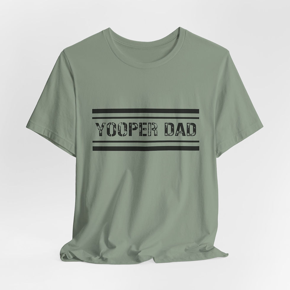 Thumbnail: Yooper Dad Jersey Short Sleeve Tee