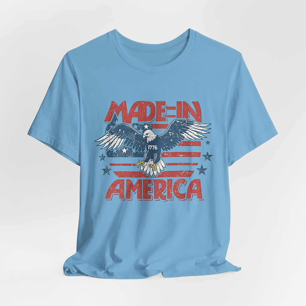 Thumbnail: Made in America Unisex Jersey Short Sleeve Tee