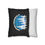 Thumbnail: Upper Peninsula Michigan Black Faux Suede Pillow (Case Only)