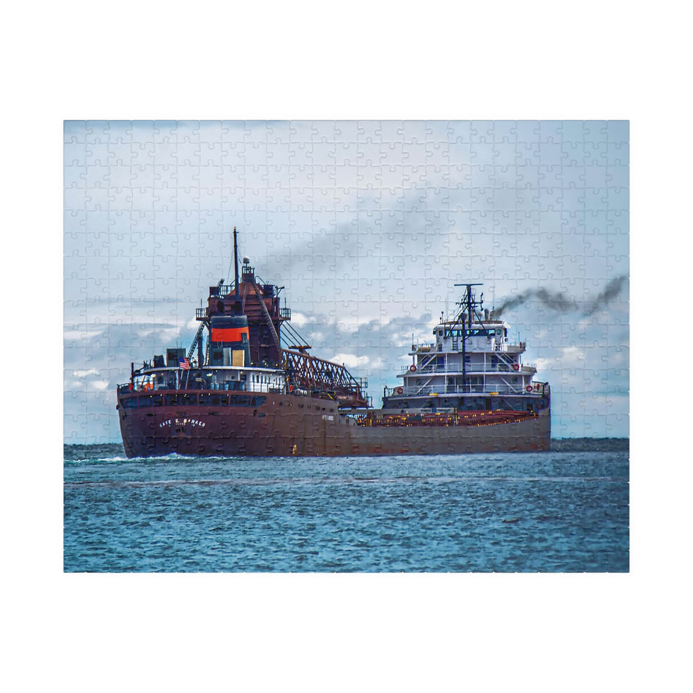 Thumbnail: The Kaye E. Barker Great Lakes Ship Jigsaw Puzzle (2 sizes)