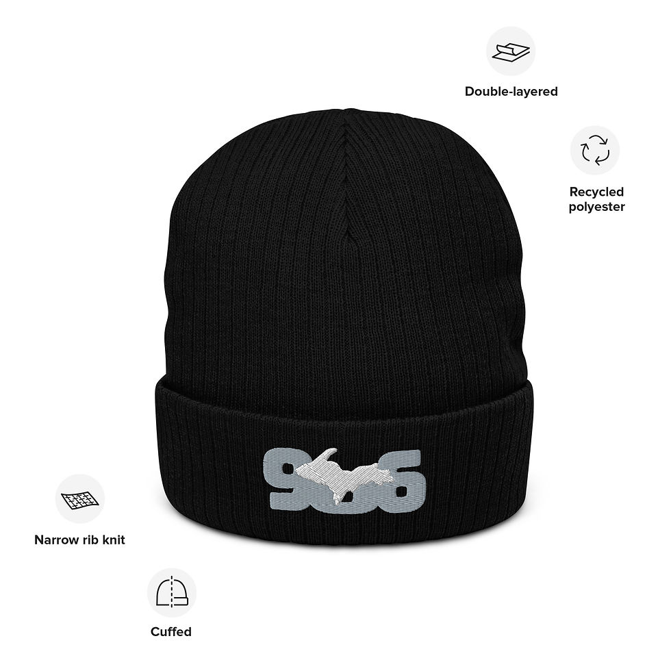 Thumbnail: 906 Upper Peninsula Ribbed Knit Beanie