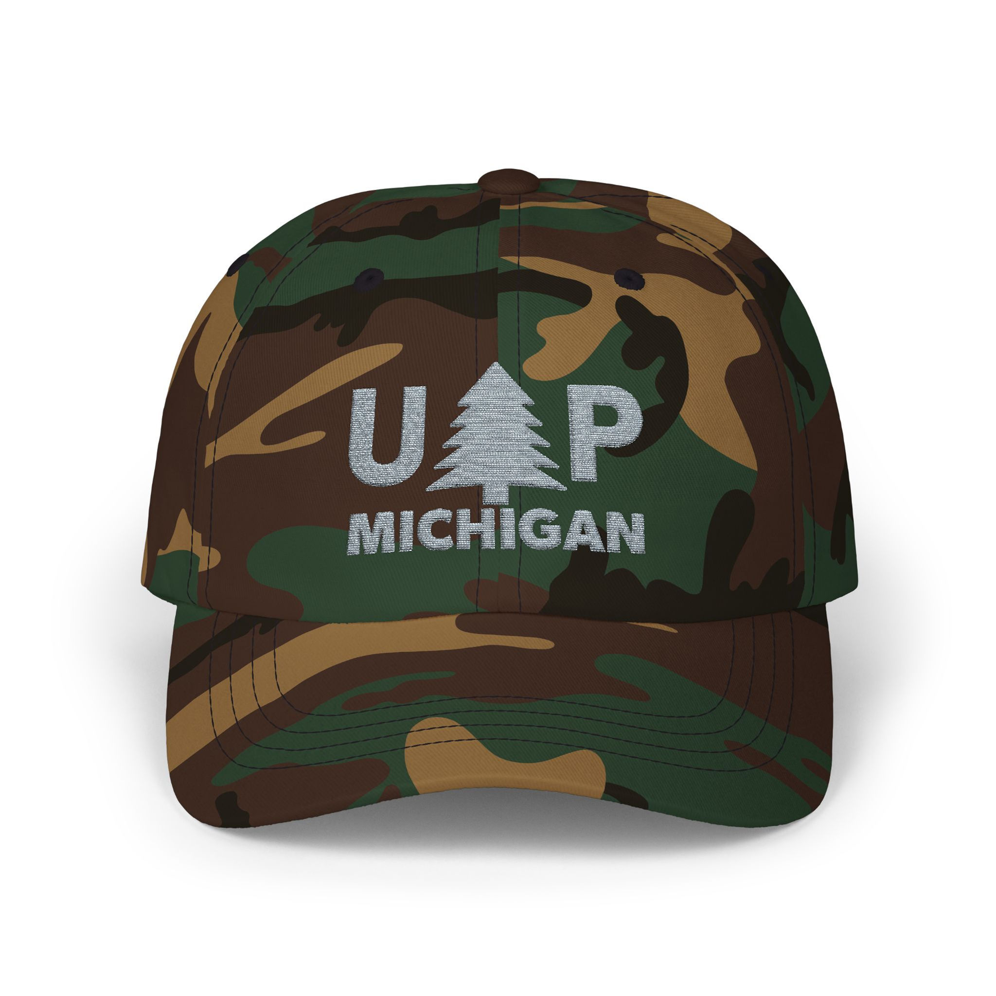 UP Michigan Embroidered Low Profile Classic Cotton Hat