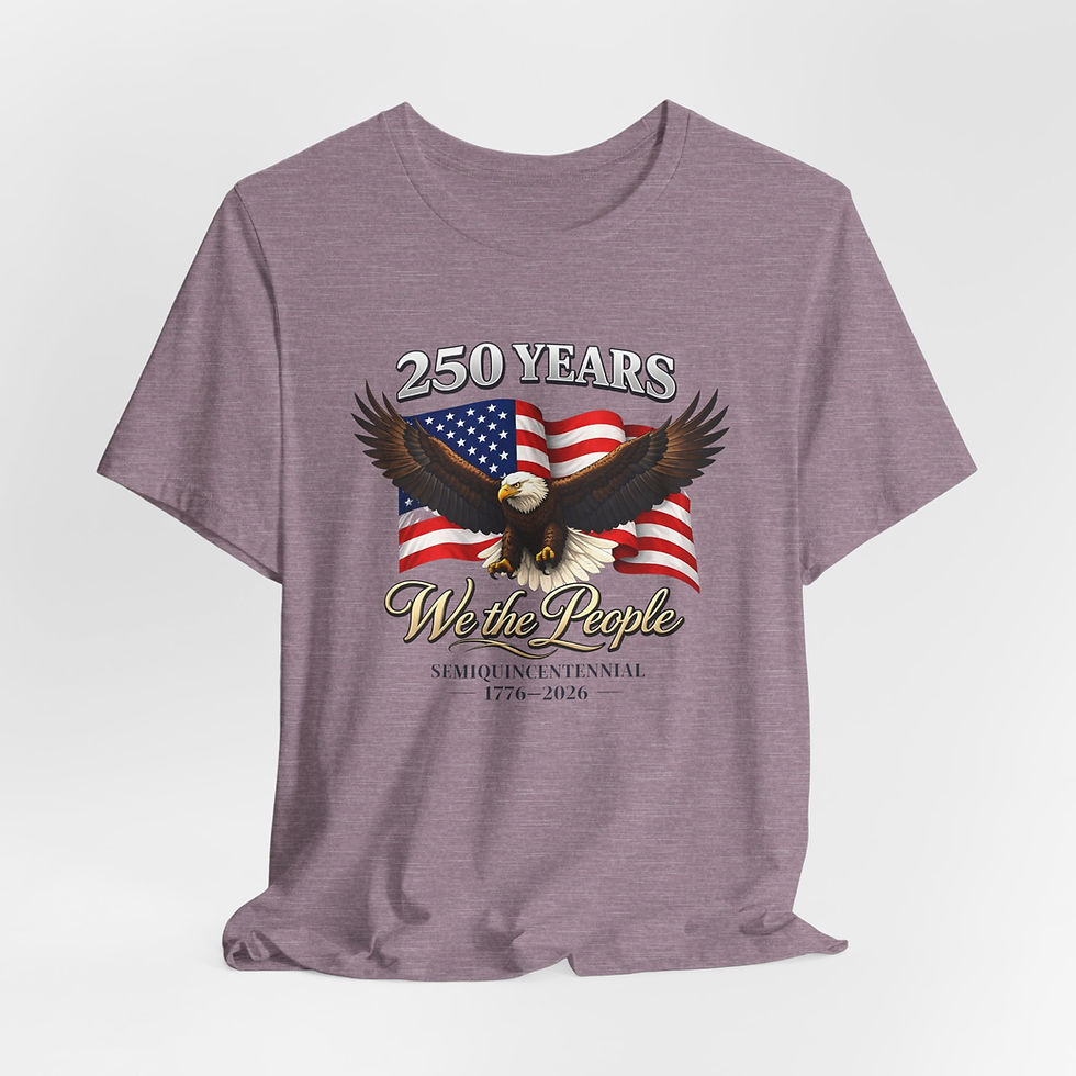 Thumbnail: 250 Years We The People Jersey Short Sleeve Tee