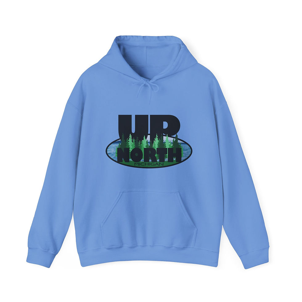 Thumbnail: UP North Michigan Unisex Heavy Blend™ Hooded Sweatshirt