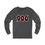 Thumbnail: Red & Black Plaid 906 Unisex Jersey Long Sleeve Tee