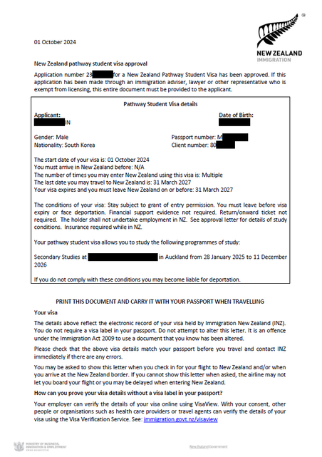 Student Visa 2024 & NZQA Matters