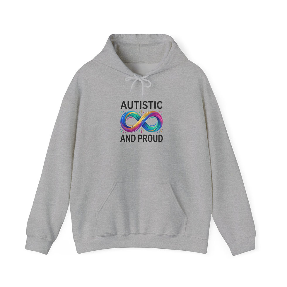 Thumbnail: Autistic and Proud Hoodie | neurodiversity, autistic pride