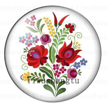 Thumbnail: Hungarian folk necklace "Paprika"