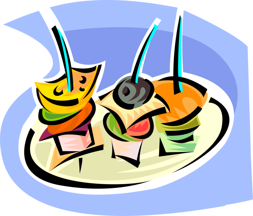 Arranged Food and Objects