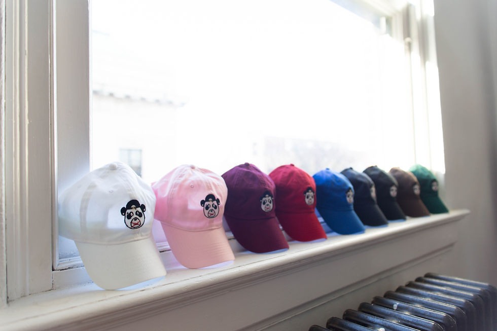 Thumbnail: Coffee Kam Kam Silent Panda 6-Panel Cap
