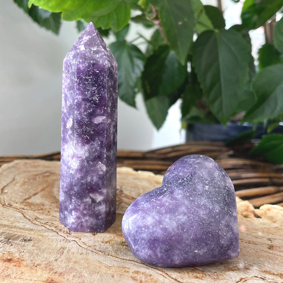 Thumbnail: Lepidolite Heart