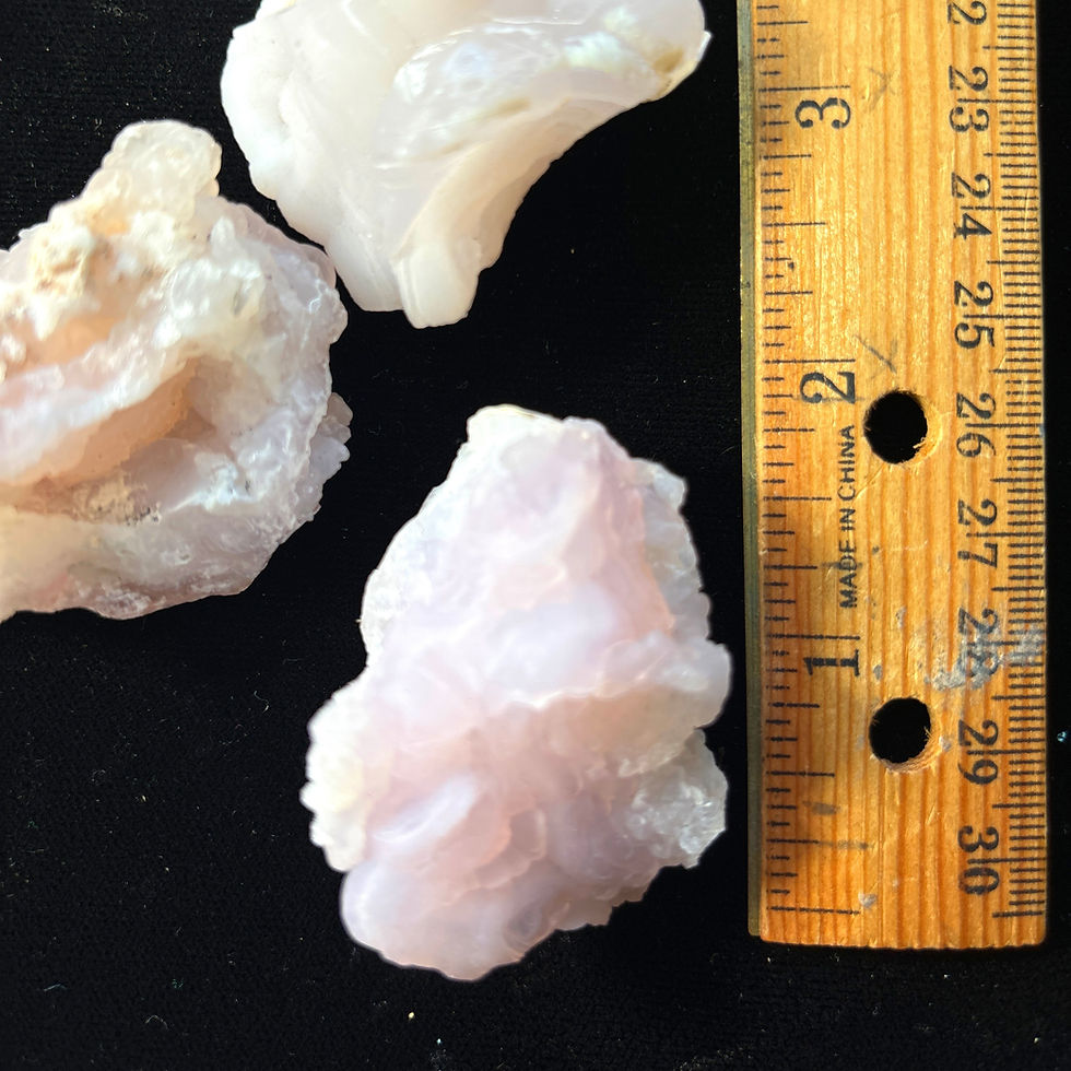 Thumbnail: Pink Chalcedony Clusters