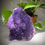Thumbnail: Amethyst Druzy Cluster Cut Base