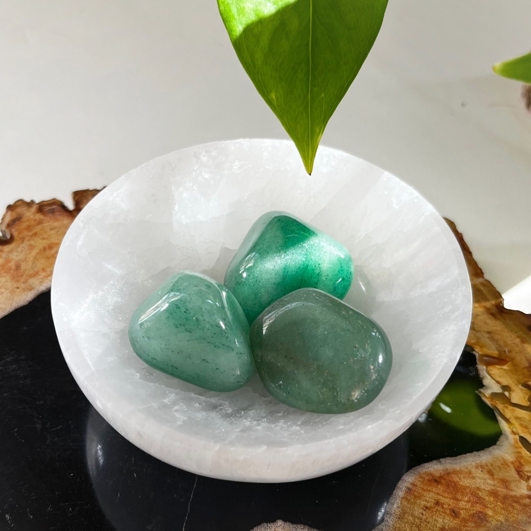 Aventurine Tumbled Stones (Set of 4)