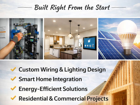 New Construction Electrical Services: Built Right From the Start