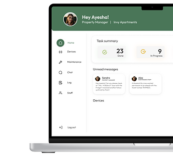 A mockup of the product built.