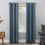 Thumbnail: Blackout Grommet Curtain Panel - Denim Blue