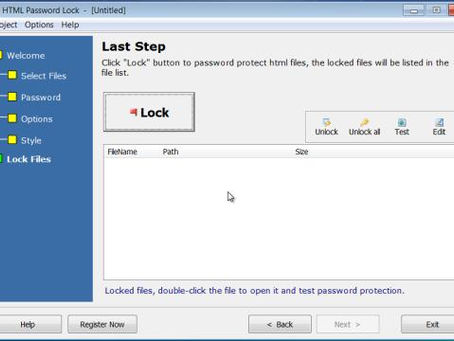 HTML Password Lock  Crack X64 (Updated 2022)