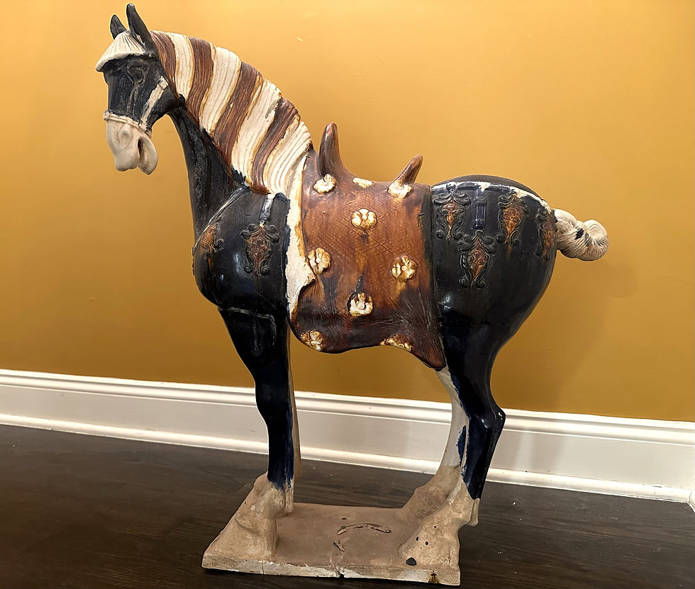Thumbnail: 31) Tang Style Earthenware Horse