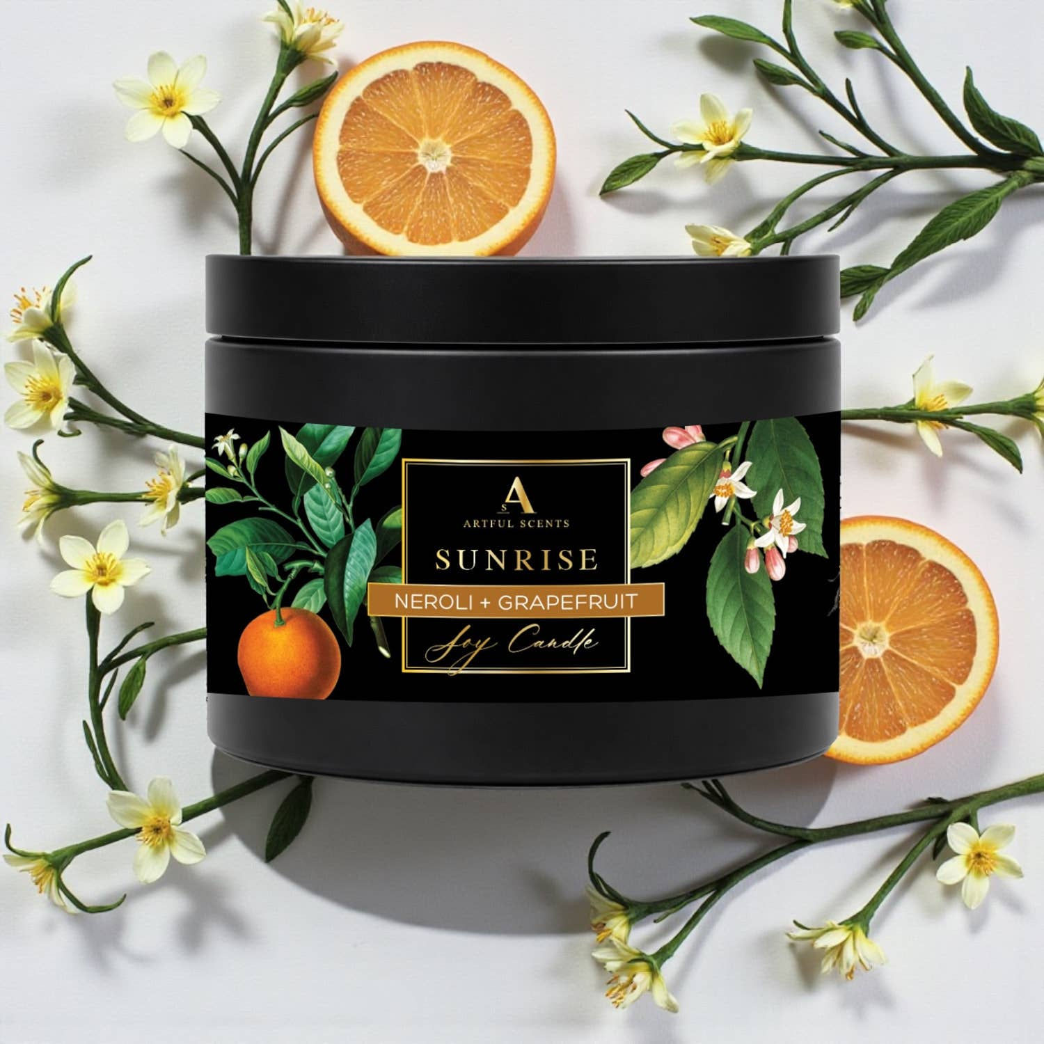 Sunrise Candle - Neroli + Grapefruit