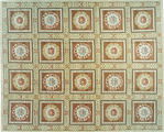 Stacked Floor Mat Rolls
