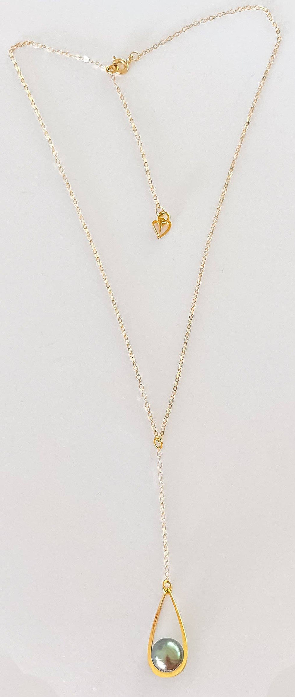 Thumbnail: Tahitian Pearl Teardrop Necklace