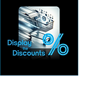Display The Discounts icon