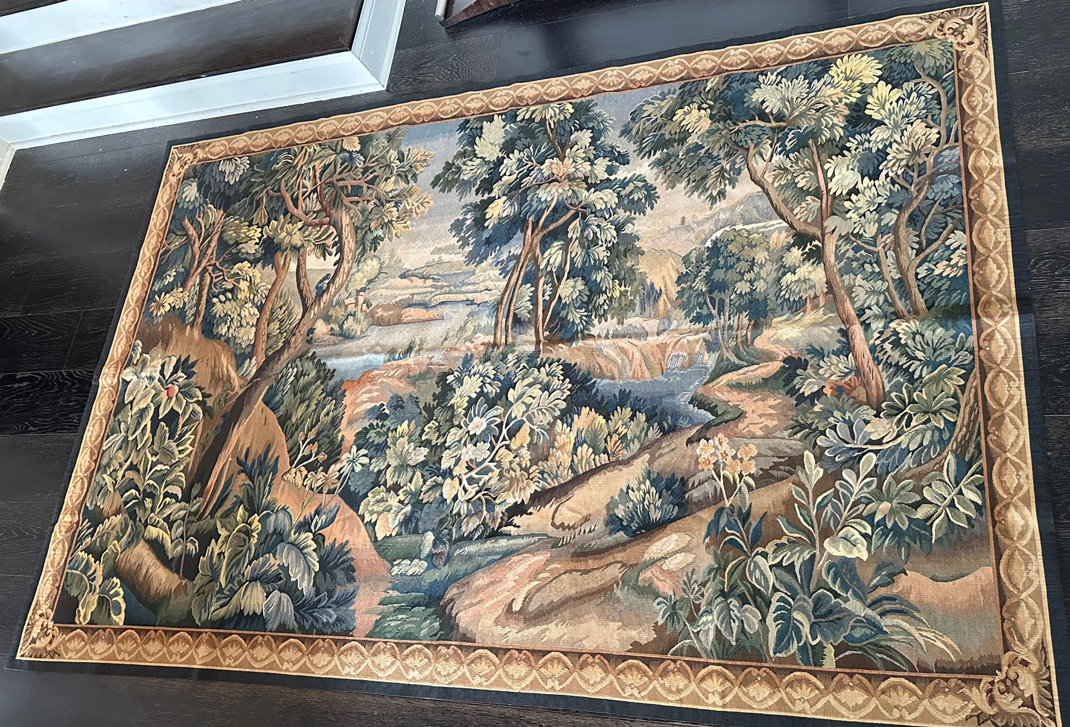 55) Vintage Chinese Tapestry